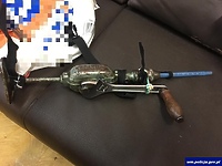 Włamywacza zdradziła wiertarka