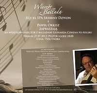 Wyjątkowy koncert utworów Leonarda Cohena w Kadynach