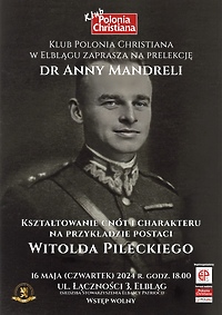 O Witoldzie Pileckim podczas prelekcji dr Anny Mandreli