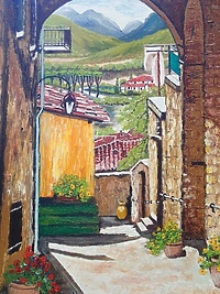 Wystawa Danuty Staniszewskiej w bibliotece