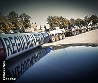 Uwaga! Wzmożony ruch kolumn pojazdów wojskowych