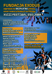 XVIII Festiwal Enklawa - pięć dni magii cyrku, ognia i teatru ulicznego