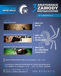 Za tydzień zawody wspinaczkowe