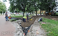 Zaczęli od chodnika, skończą na węźle