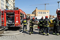 Zadymienie w wieżowcu