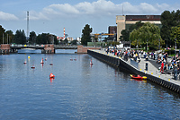 Zakaz kąpieli w rzece Elbląg 