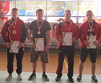Zapaśnicy Olimpii na matach w Supraślu