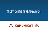 Zawyją syreny - to tylko testy