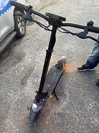 Zderzenie skody z hulajnogą