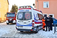 Podejrzenie podtrucia czadem, dwie osoby w szpitalu