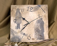 Zegar metodą decoupage