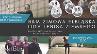 Zimowa Elbląska liga tenisa ziemnego wchodzi w decydującą fazę
