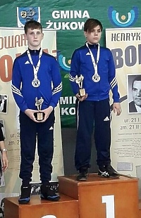 Złoto i srebro dla elbląskich zapaśników