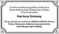 Zmarła elbląska sędzia