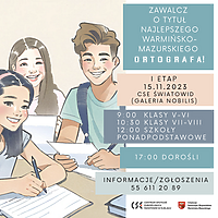 Zostań najlepszym ortografem. Weź udział w dyktandzie