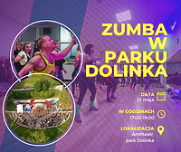 Zumba w parku Dolinka 