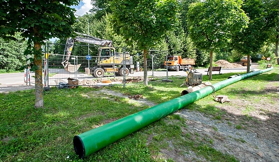Budują kanalizację przy Górze Chrobrego. Po co? Budują kanalizację przy Górze Chrobrego. Po co?