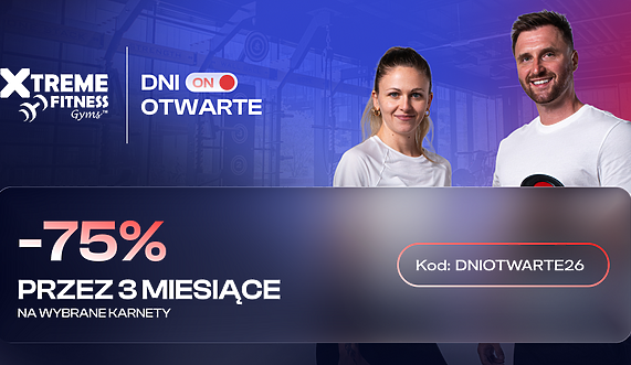Drodzy Elblążanie i Elblążanki! Przed nami Dni Otwarte Xtreme Fitness Gyms
