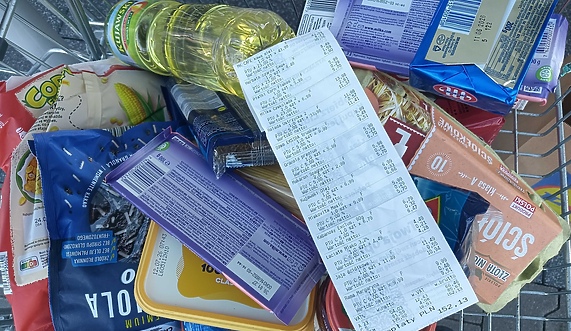 Inflacyjny-wielkanocny koszyk 