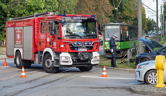 Kolizja na skrzyżowaniu Bema z Żeromskiego