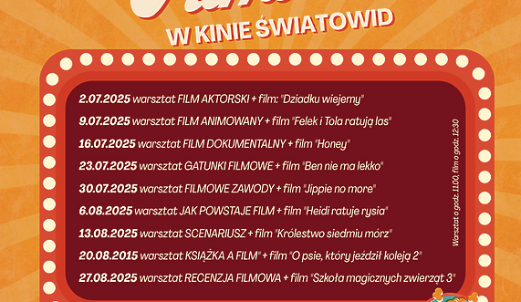 Letnia przygoda z filmem: wyrusz w podróż po świecie kina!