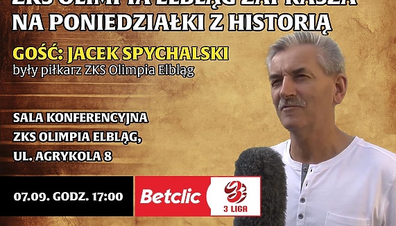 Olimpia oczami Jacka Spychalskiego. 7 września spotkanie przy Agrykola
