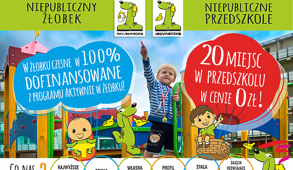 Projekt „Jedyneczka Rośnie!”, czyli 20 darmowych miejsc przedszkolnych w Niepublicznym Przedszkolu...