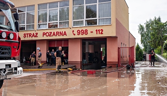 Remiza się odrodzi po powodzi