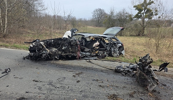 Śmiertelny wypadek koło Przezmarka Śmiertelny wypadek koło Przezmarka