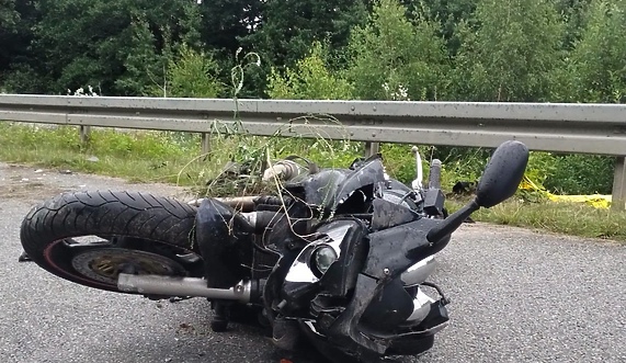 Tragiczny wypadek motocyklisty Tragiczny wypadek motocyklisty