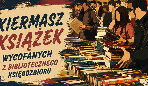 Wakacyjny kiermasz książek w bibliotece Wakacyjny kiermasz książek w bibliotece