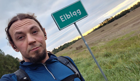 Przebiegł przez wszystkie ulice Elbląga