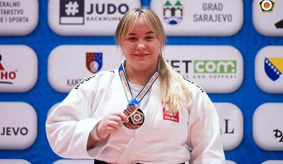 Ola Kocięba na podium w Sarajewie