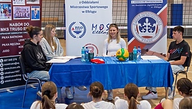 Aleksandra Szczygłowska odwiedziła młodych siatkarzy
