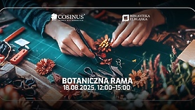 Botaniczna rama w Bibliotece Elbląskiej