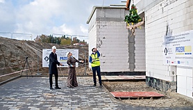 Wiecha na budowie Europejskiego Centrum Copernicus Wiecha na budowie Europejskiego Centrum Copernicus