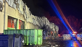 Dziennikarz uderzony podczas pożaru w sortowni? Dziennikarz uderzony podczas pożaru w sortowni?