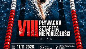 Wystartuj w VIII Pływackiej Sztafecie Niepodległości