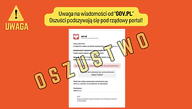 Uwaga: oszustwo na rządowy portal