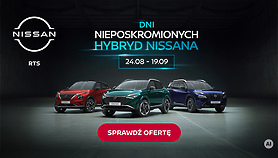 Hybryda, duży rabat i ubezpieczenie za 1% Nissan RTS w Elblągu zaprasza na Dni Nieposkromionych...