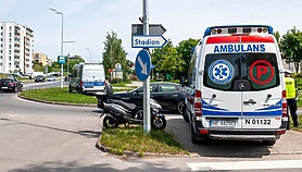 Zderzenie ze skuterem Zderzenie ze skuterem