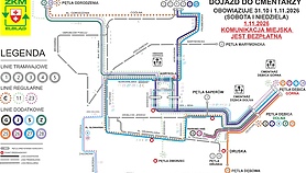Komunikacja miejska w okresie Wszystkich Świętych Komunikacja miejska w okresie Wszystkich Świętych