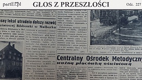 Lokal biblioteki będzie zbyt szczupły 