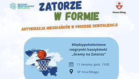 Międzypokoleniowa koszykówka na Zatorzu Międzypokoleniowa koszykówka na Zatorzu