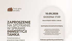 Otwarte spotkanie w sprawie inwestycji na Starym Mieście przy ul. Tamka