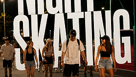 Pierwszy Night Skating na Kalbarze