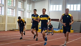 Pierwszy trening Olimpii