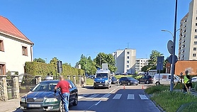 Potrącenie na przejściu dla pieszych 