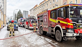 Pożar na Trybunalskiej Pożar na Trybunalskiej