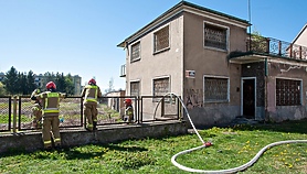Pożar w pustostanie przy Robotniczej
